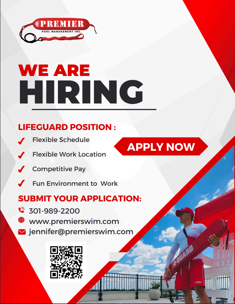 Lifeguard Hiring for 2025 pool season